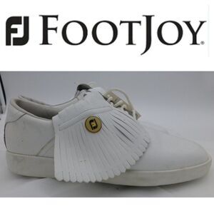 Foot-Joy Vintage Soft-Joys II White Leather Lite-Spike Golf Shoes